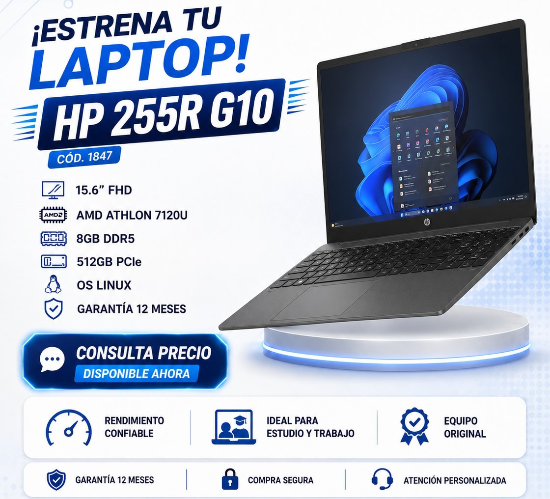 Computador portátil HP 255 G10